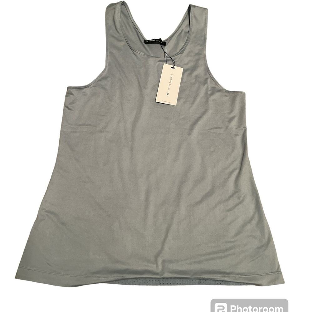 Thrive Soceite Fog Blue Comforted Tank Top Size Small